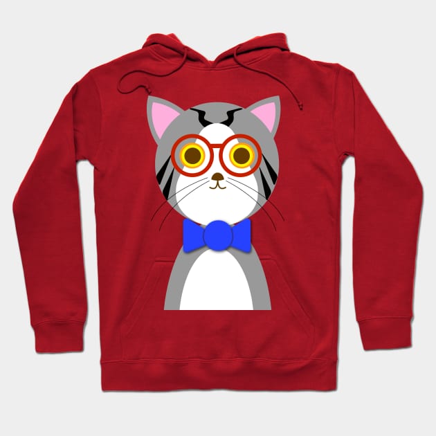 Professor Cattington Hoodie by elizabethtruedesigns